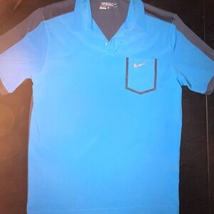 Nike Men's Blue Golf Shirt